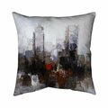 Fondo 20 x 20 in. Obscure City-Double Sided Print Indoor Pillow FO2796323